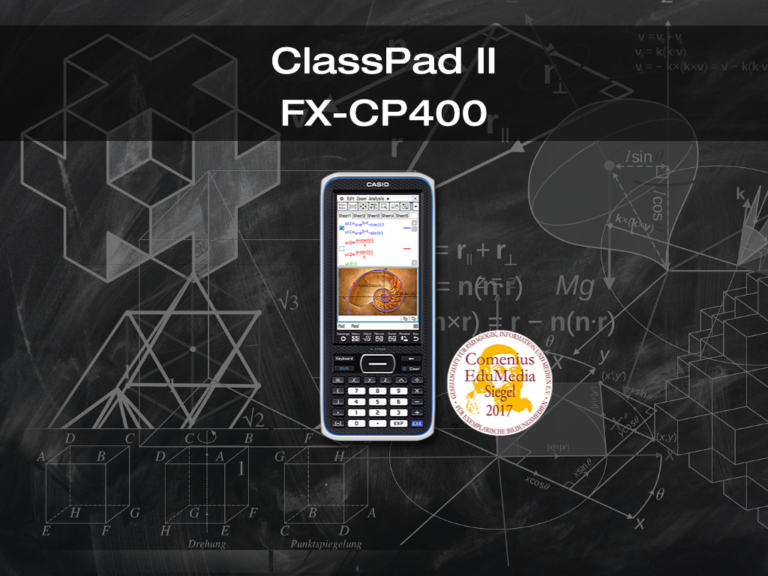 Das ClassPad II FX-CP400 Im Überblick | CASIO Blog Österreich